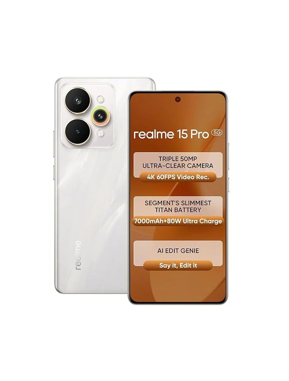realme 15 Pro 5G – 12GB RAM, 256GB – Silver