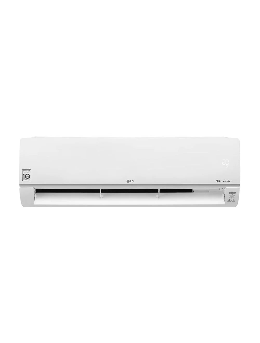 أل جي Dual Cool تكييف 3 حصان أنفرتر بارد فقط - ابيض - موديل S4-Q24K22ME