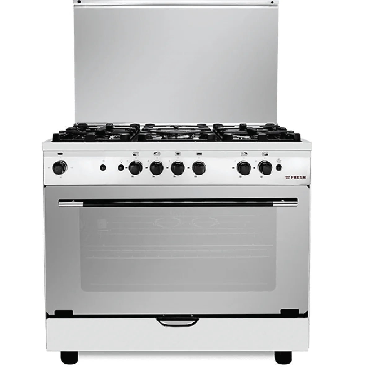 Fresh Cooker, 5 burners – Stainless steel
