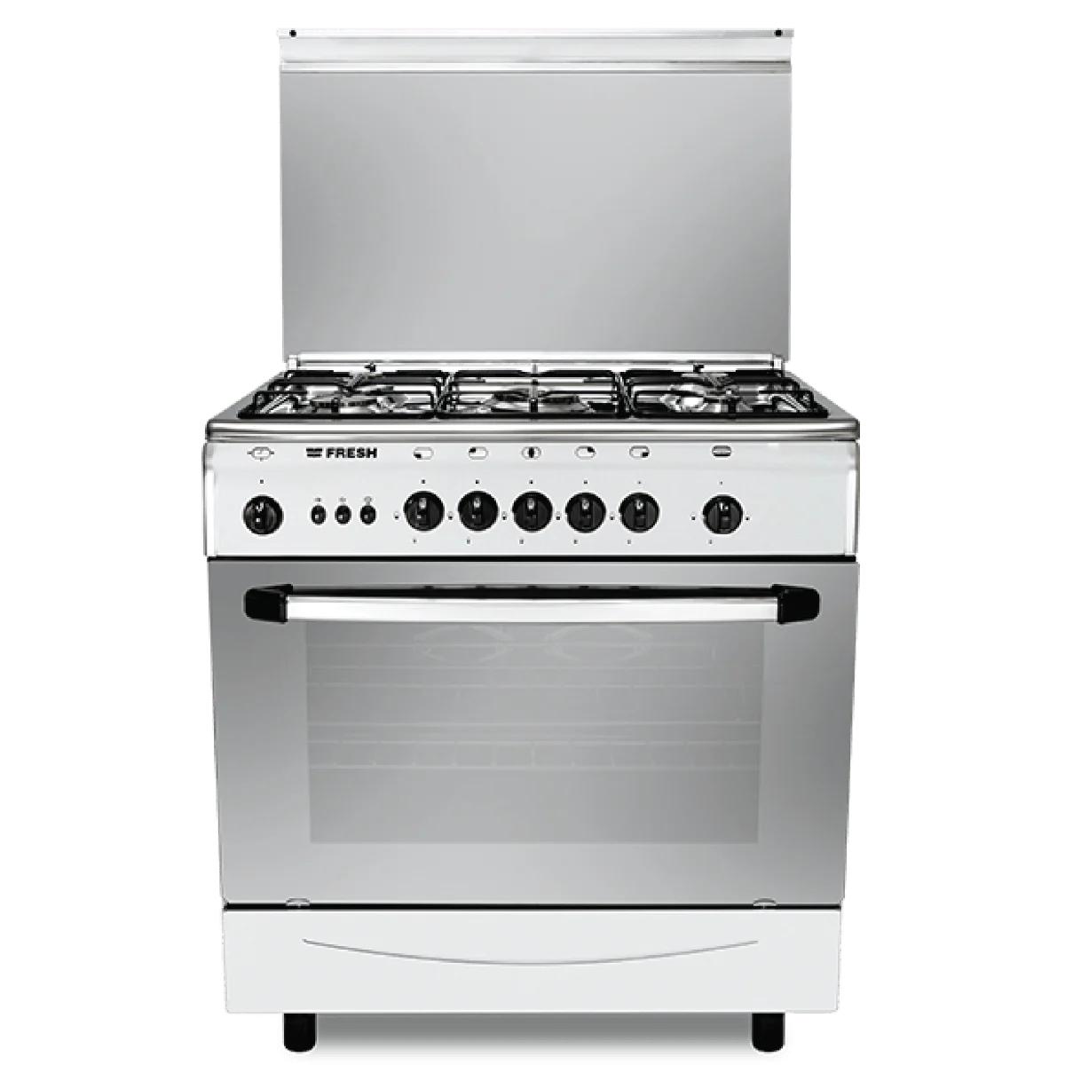 Fresh Cooker, 5 burners – Stainless steel
