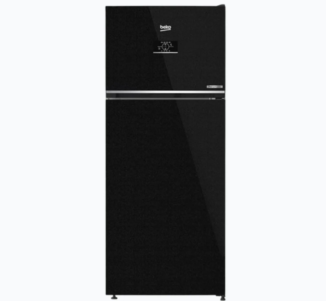 ثلاجة بيكو نوفروست، 367 لتر - أسود (RDNE430K12B)