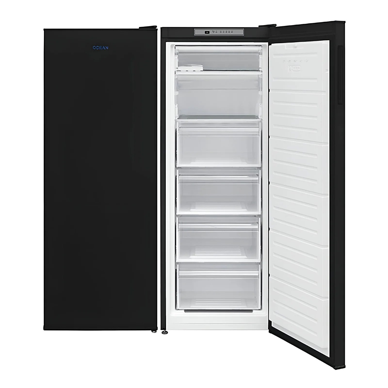 Ocean Deep Freezer, Upright, 195 L, No Frost – Black