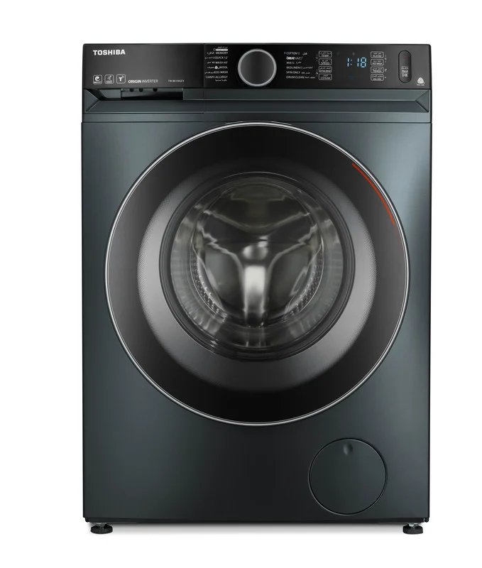 Toshiba Washing Machine, Front load, 8 kg, Inverter – Gray (TW-BK90GF4EG(MK))