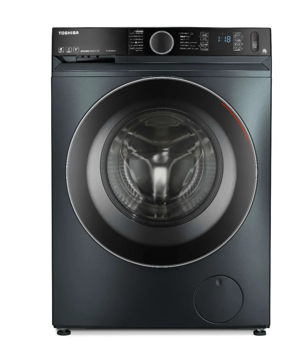 غسالة فول اتوماتيك انفرتر توشيبا T15 ، سعة 10.5 كجم ، رمادى - TW-BK115GF4EGMK