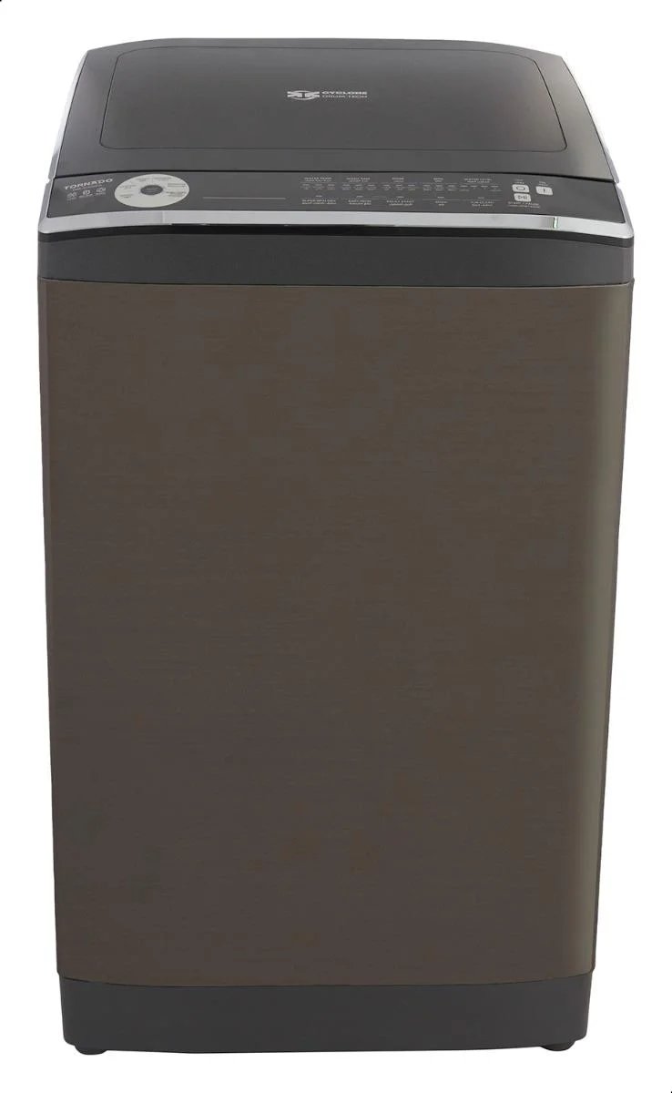 Tornado Washing Machine, Top load, 9 kg – Silver (TWE-TLN09RDS)