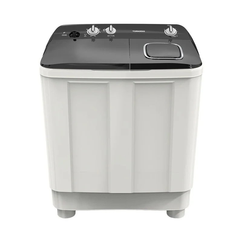 Tornado Washing Machine, Semi-automatic, 12 kg – White (TMH-HS12CP(WK))