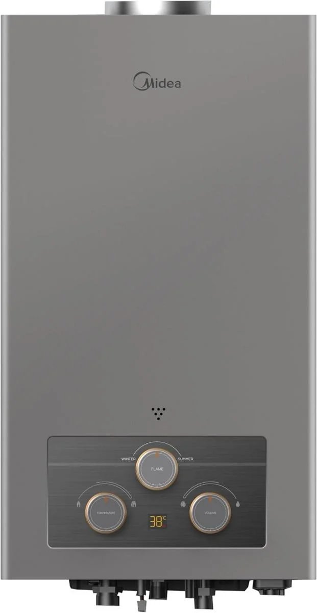 Midea Gas Water Heater, 10 L – Gray (MGWH10-20MDNEG(S))