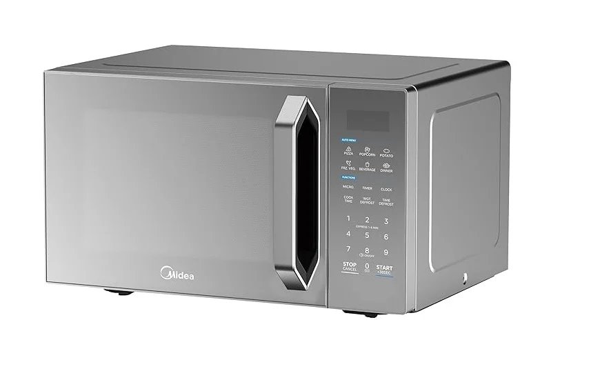 Midea Microwave, With grill, 32 L, 1000W – Silver (EG0P042MX-S)