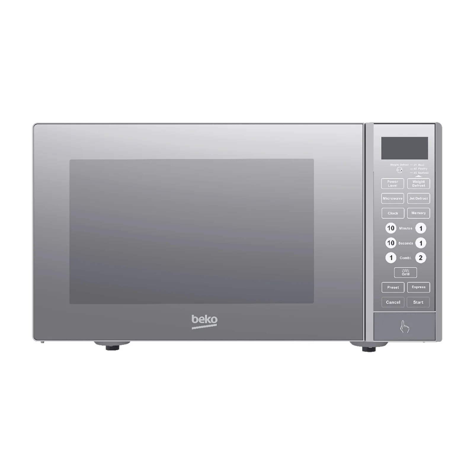 Beko Microwave, With grill, 23 L, 800W – Gray (MGF23330S)