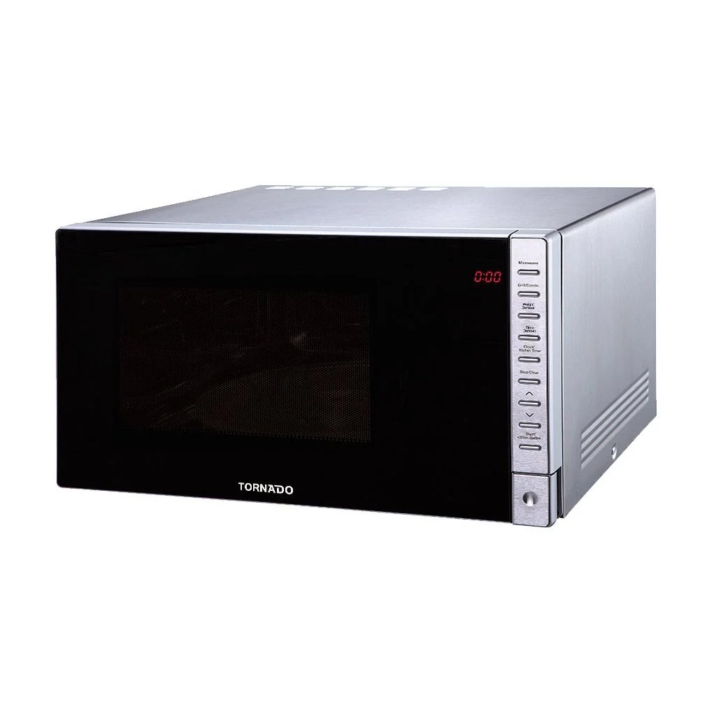 Tornado Microwave, With grill, 25 L, 900W – Silver (TMD-25GE-S)