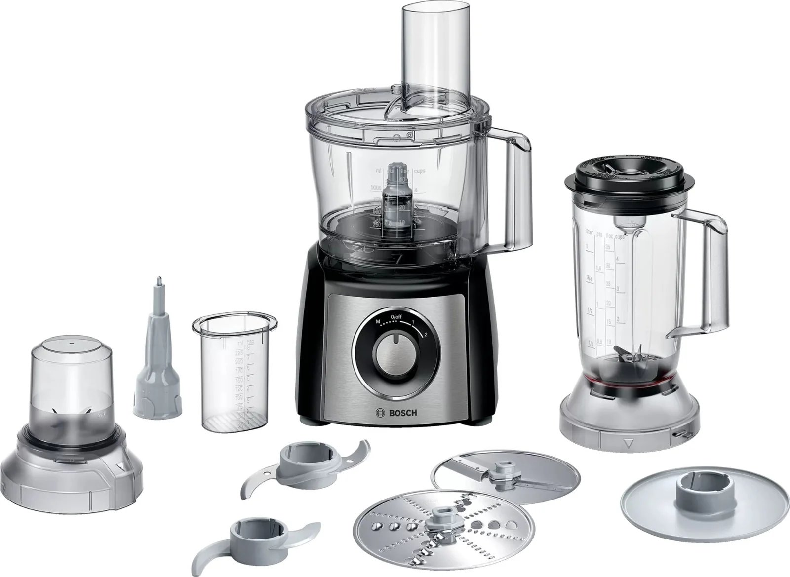 Bosch Food Processor, 900W – Black (MCM3PM386)