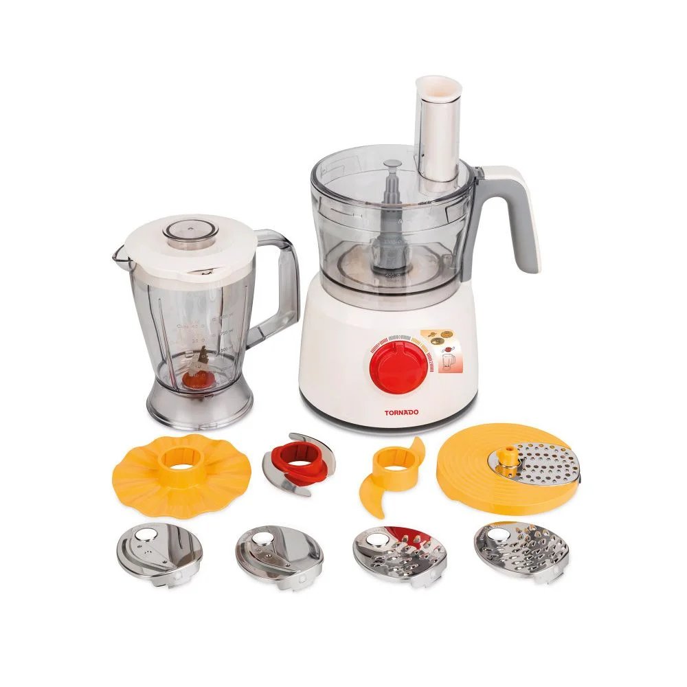 Tornado Food Processor, 1000W – White (TFP1000CC)
