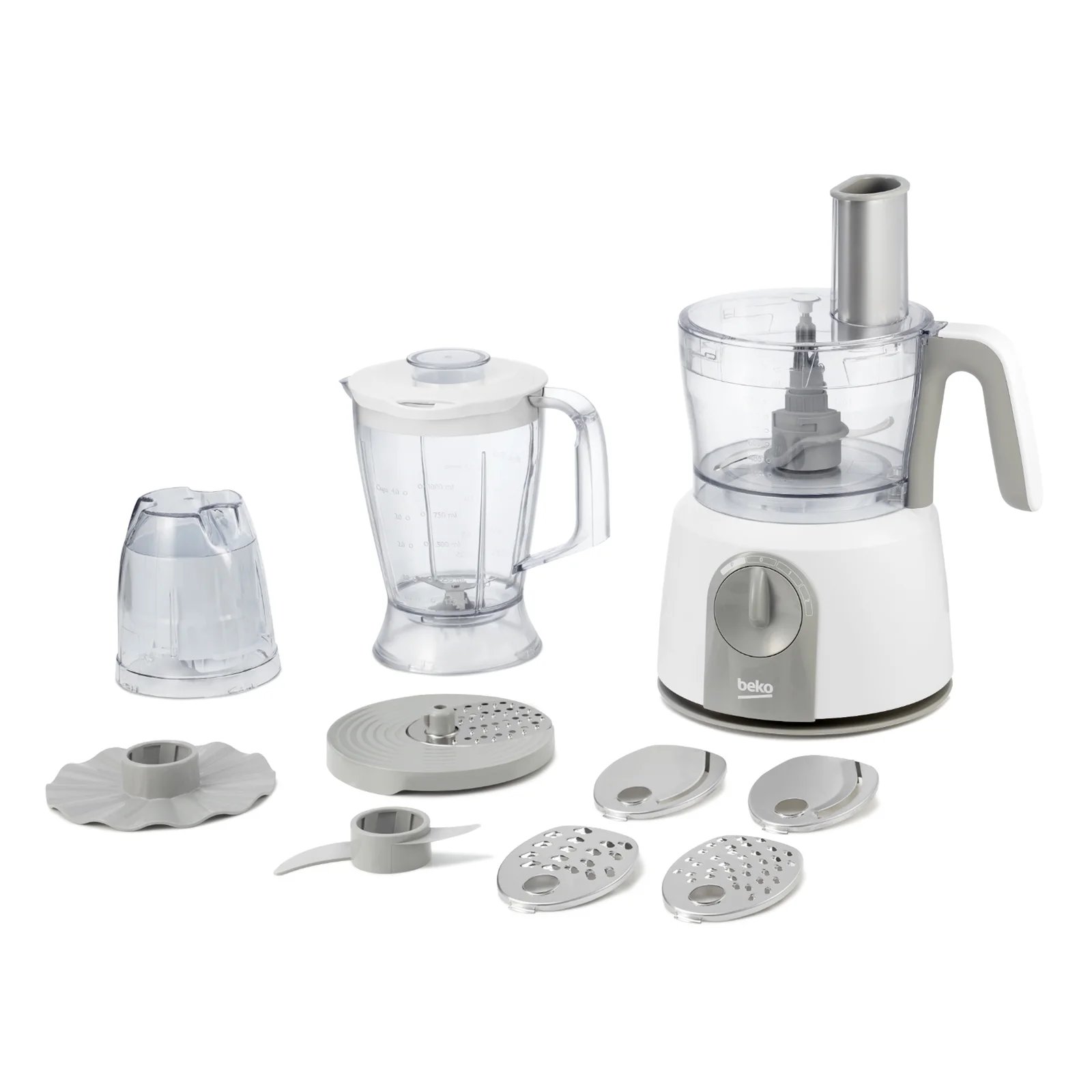 Beko Food Processor, 1000W – White