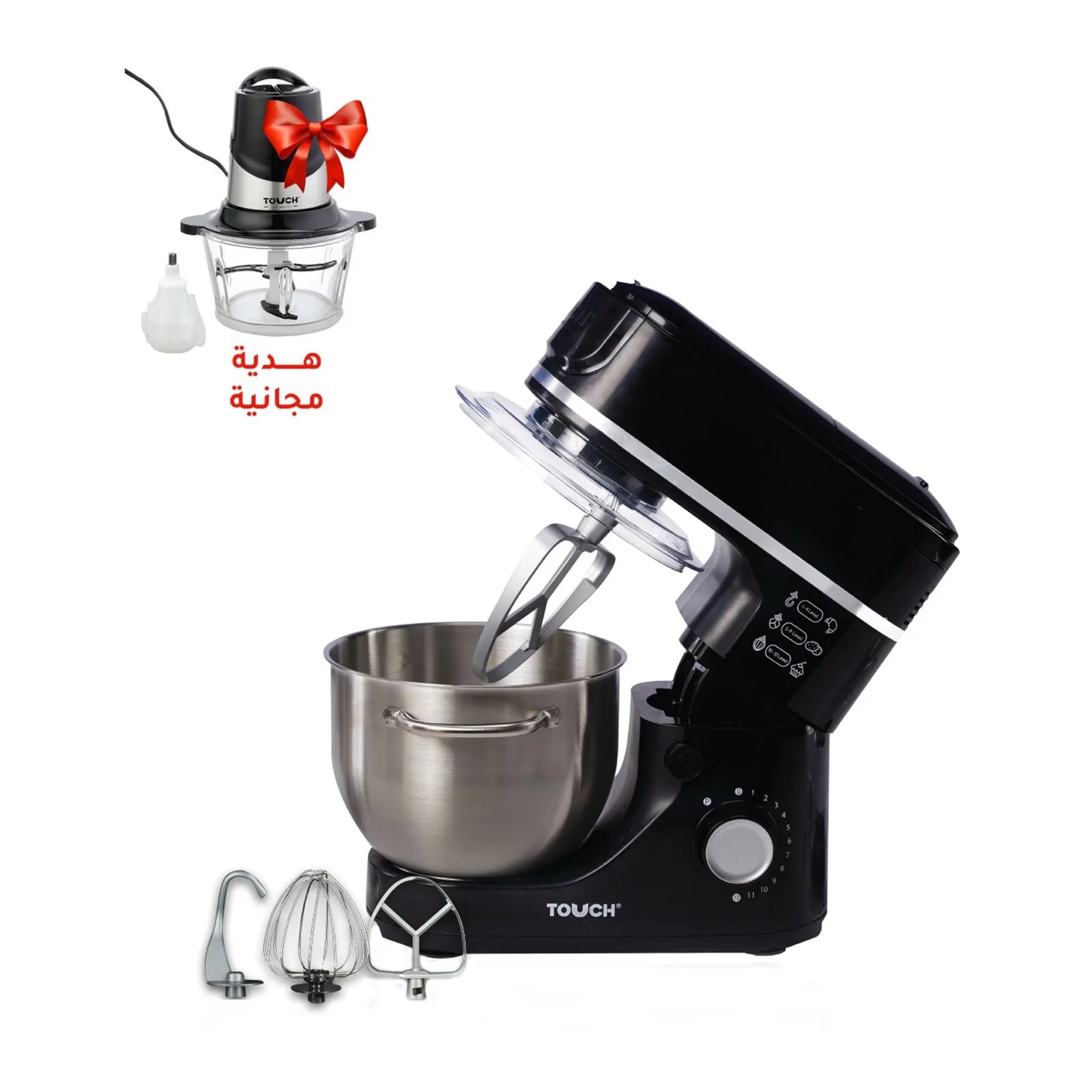 Touch Stand Mixer, 5 L, 700W – Black