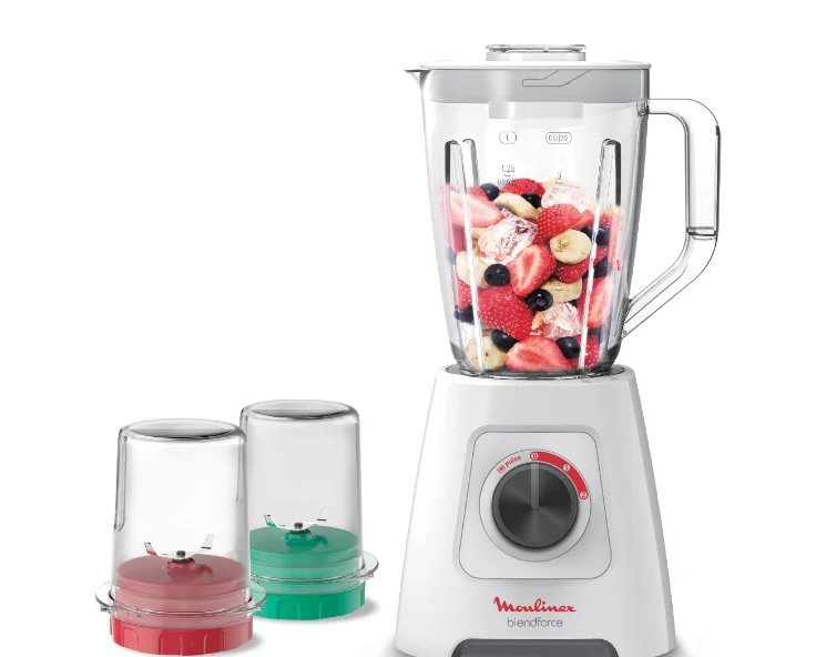 Moulinex Blender, 800W – White (LM4231EG)