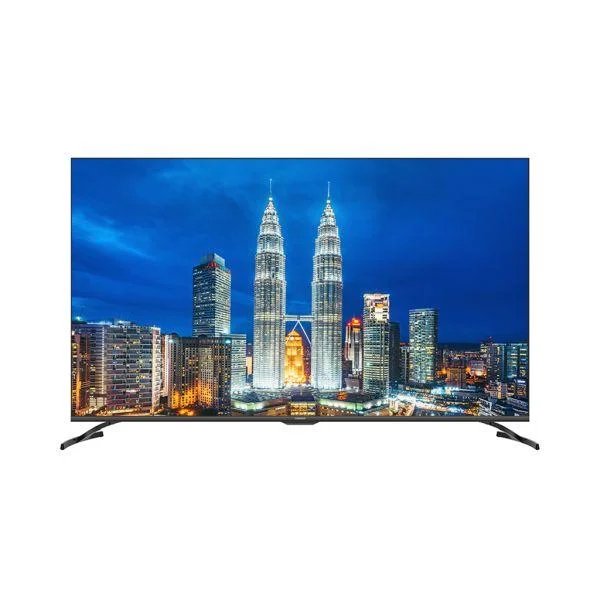شاشة تلفزيون سمارت تورنيدو ، مقاس 50 بوصة ، ليد ، دقة 4K UHD ، بريسيفر داخلي