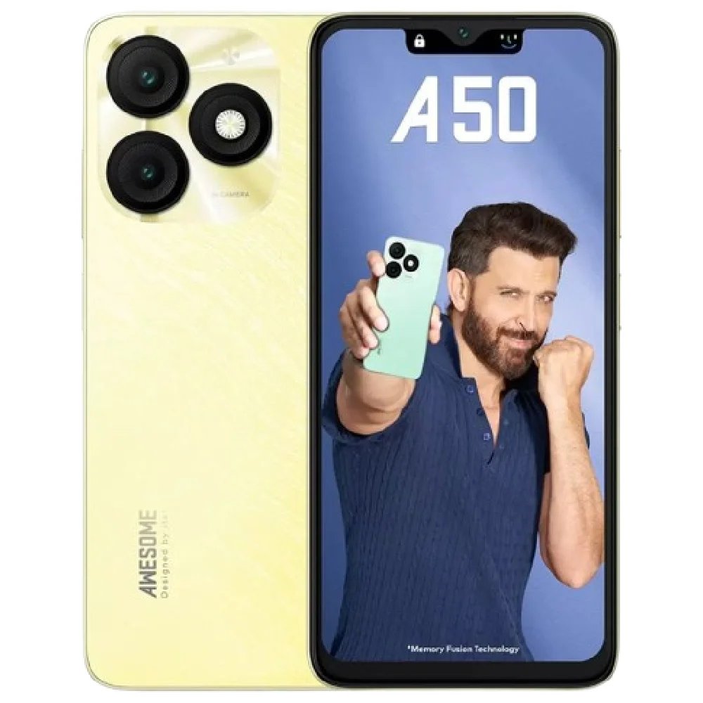 itel A50 4G – 3GB RAM, 64GB – Gold